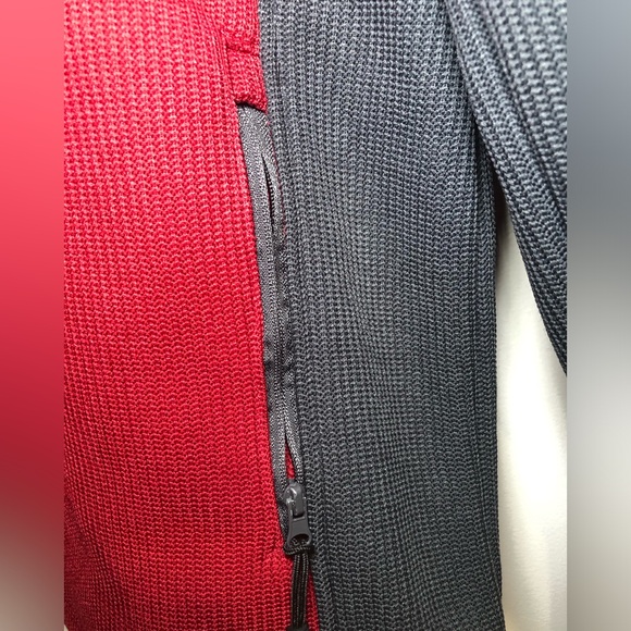 Men’s Colosseum IU Pullover Jacket, Crimson, Quarter Zip, Size M - Picture 7 of 15